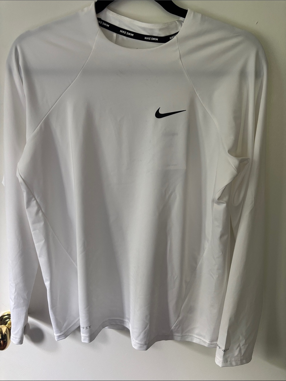 Nike White Long Sleeve Swim Top - Picture 4 of 7